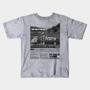 1964 FORD ANGLIA - advert Kids T-Shirt